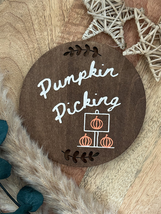 Pumpkin Picking/ Happy Halloween