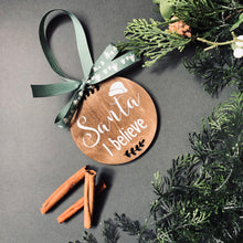 Santa I Believe- Bed Post Hanger